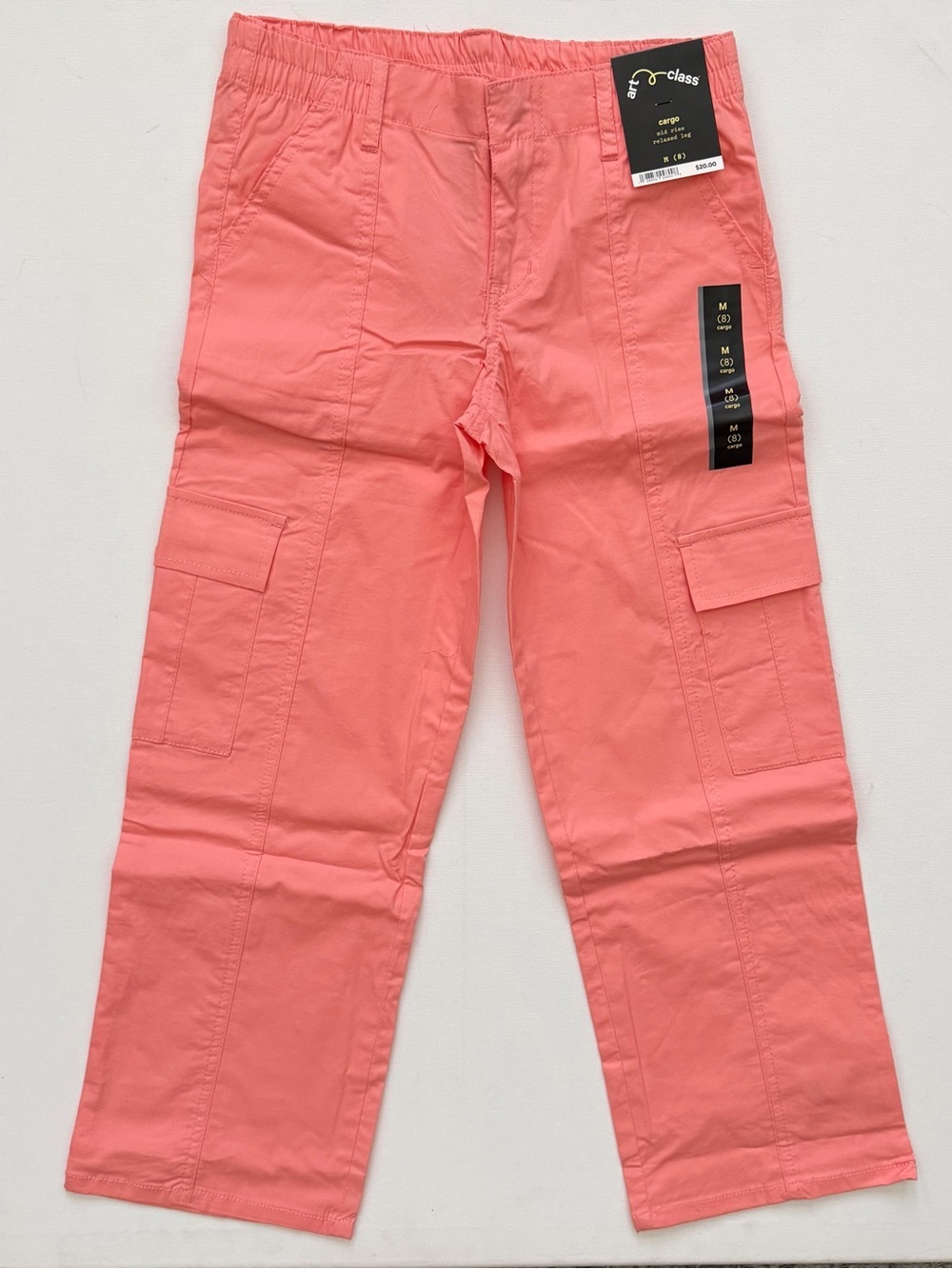 art class Coral Cargo Pants Size M (8) Girls